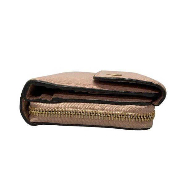 Auth GUCCI Interlocking G 449397 Pink Leather - Long Wallet - Picture 9 of 15